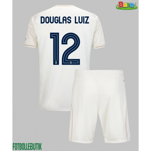 Nottingham Forest Douglas Luiz #12 Bortaställ Barn 2025-26 Kortärmad (+ Korta byxor)